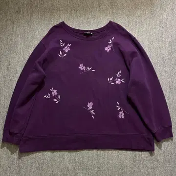 디앤코 데님앤컴퍼니 플로럴 자수 맨투맨