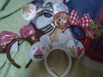 디즈니 머리띠 피자 등