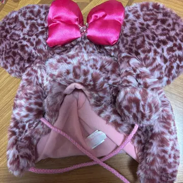 미니 마우스 레오파드 무늬 팬 캡