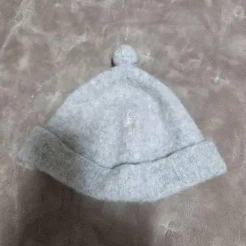 45R 울 100% 그레이 니트 모자 사이즈 2