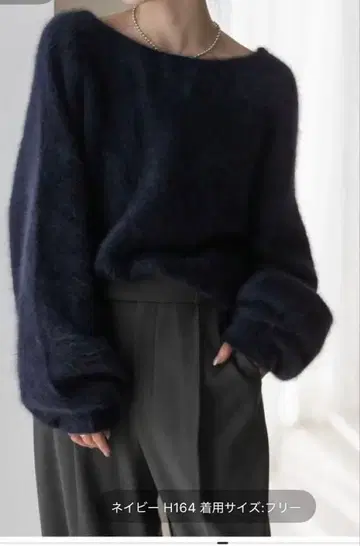 이번 시즌 NOBLE 2way 퍼 니트