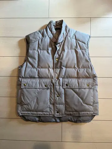 BLACK SHEEP 그레이 다운 베스트 M 블랙쉽