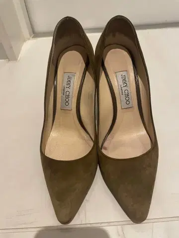JIMMY CHOO ROMY 펌프스 38 사이즈 올리브 그린