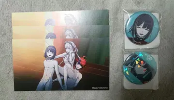 HUNDRED LINE -최종 방위 학원- 카드, 캔뱃지 모음