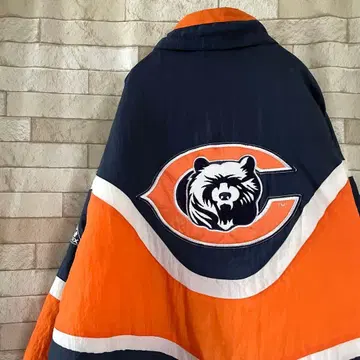 APEXONE 패딩 자켓 NFL BEARS 자수 퀼팅 XL