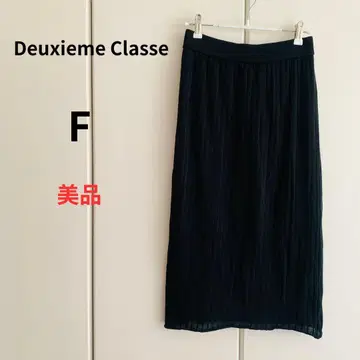 Deuxieme Classe 두지엠 클라세 리브 스커트 코튼