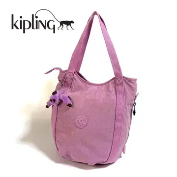 [ 새상품급 ] Kipling 나일론 핸드백 백 참 포함