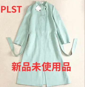 PLST 롱 코트 민트 그린 M 사이즈