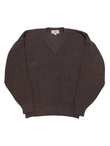 00s vintage LAXZY 브라운 V넥 스웨터 가을/겨울