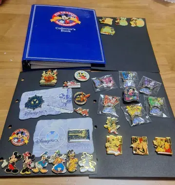 디즈니랜드 시 핀 배지 미키 미니