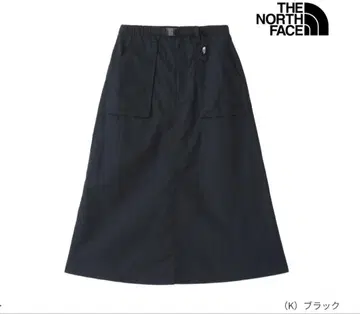 THE NORTH FACE 블랙 롱 스커트
