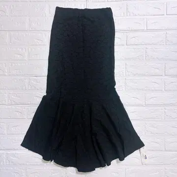 전체 레이스 머메이드 플레어 타이트 스커트