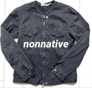 nonnative 논네이티브 노카라 자켓 아우터 블루종