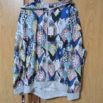 스칼라 SodaParty 컬러풀 캐릭터 후드티 새상품 M 사이즈