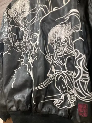 풍신뇌신 스카잔 블랙 L 사이즈 카라쿠리타마시