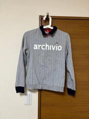 archivio 스트라이프 스웨터 그레이