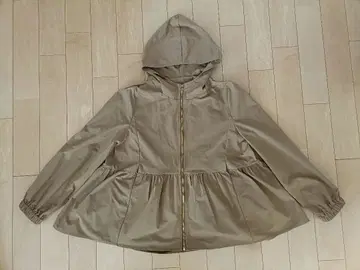 Pierrot 헴 플레어 후디 블루종 후드 부착