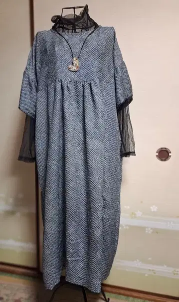 기모노 리메이크 150 시보리 원피스 다크 네이비