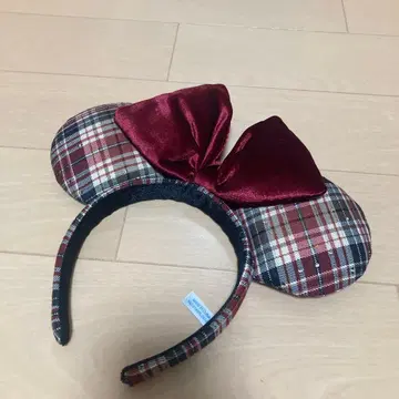 디즈니 머리띠 체크 신상 팬캡