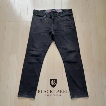 BLACK LABEL CRESTBRIDGE 스트레치 블랙 데님