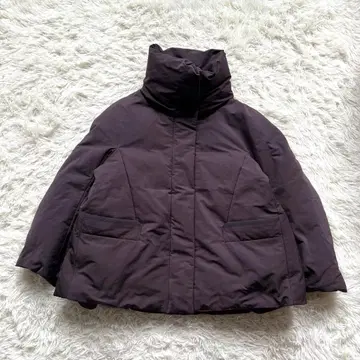 유니클로+J 하이브리드 다운 자켓 와인 L