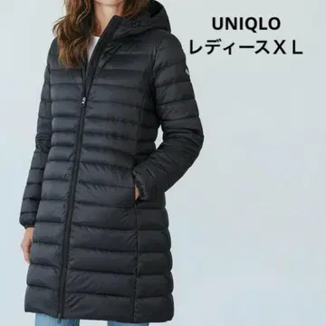 UNIQLO 여성용 XL 울트라 라이트 다운 미들 다운 코트