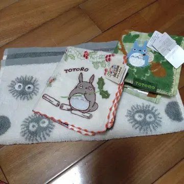 토토로 디자인 타월 세트