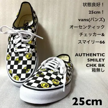 25cm! vans(반스) 오센틱 체커&스마일리66