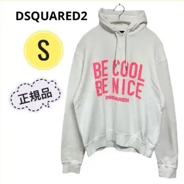 디스퀘어드 후드티 상의 이탈리아제 로고 브랜드 여성용 S