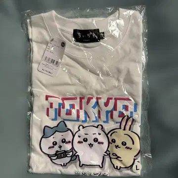치이카와 도쿄 치이카와 T셔츠 미아 화이트 L사이즈