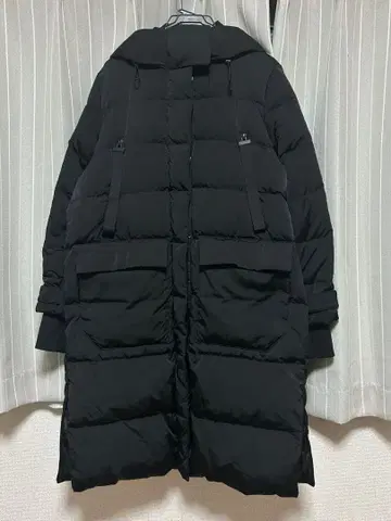 ZARA 자라 롱 다운 자켓 블랙 size M 아우터