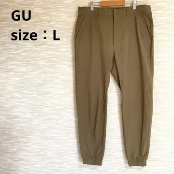 지유 GU 조거 팬츠 이지 팬츠 [ L ] 캐주얼 카키 1341