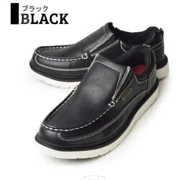 EDWIN 블랙 슬립온 26.0cm 박스 있음