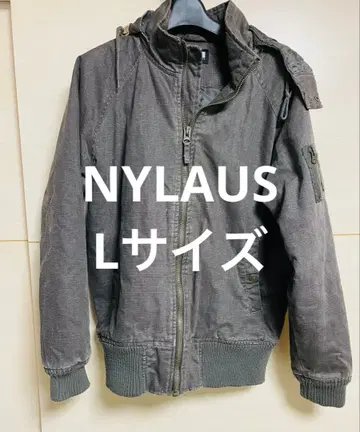 NYLAUS 나이러스 후드 블루종 L 사이즈 차콜 브라운