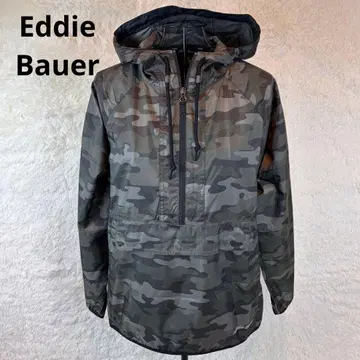 Eddie Bauer M 카모 패턴 풀오버 마운틴 후드티 새상품급 훌륭함