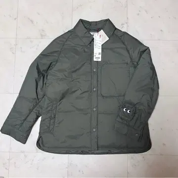 UNIQLO x 안야 힌드마치 퍼프 테크 셔츠 자켓 M