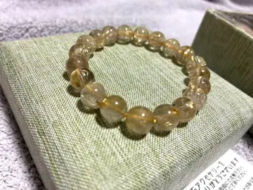 타이틴 루틸 쿼츠 AAA 그레이 팔찌