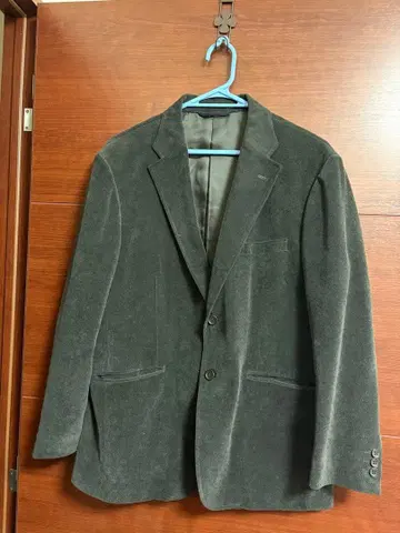 그레이 코듀로이 테일러드 자켓