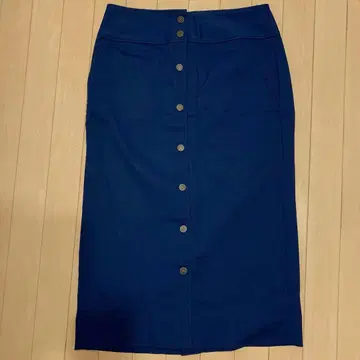 ICB 네이비 버튼 타이틀 스커트 JPN 11