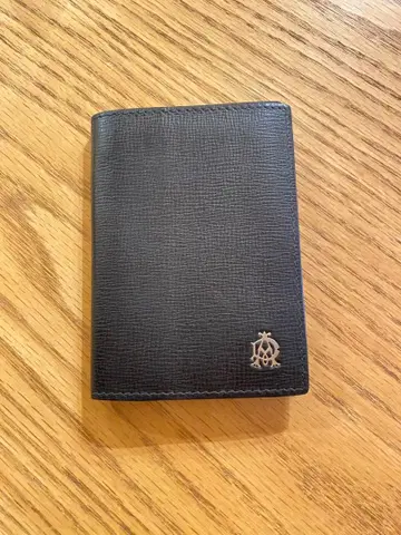 dunhill 블랙 가죽 명함지갑