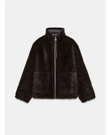 ZARA ZW COLLECTION 더블 페이스 보아 자켓