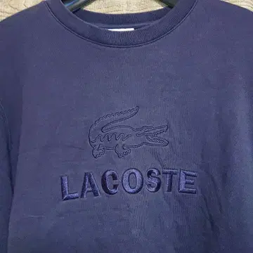 LACOSTE 네이비 크루넥 트레이닝복 US M 사이즈