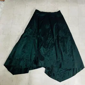 NEMIKA 다크 그린 플레어 스커트 11