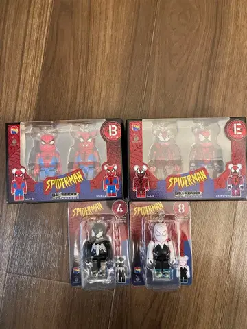 MARVEL 마블 스파이더맨 베어브릭 Happy 복권 세트