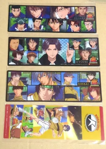 테니스의 왕자님 난자타운 클리어 책갈피 세트