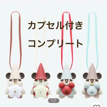 디즈니 크리스마스 2025 리루린린 캡슐 토이 컴플리트 4종