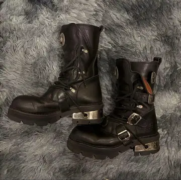 레어 New Rock Metal Heel Engineer Boots 구형