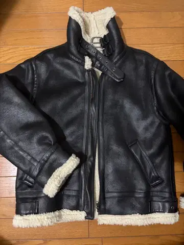 Ungrid 페이크 무스탕 보아 블루종