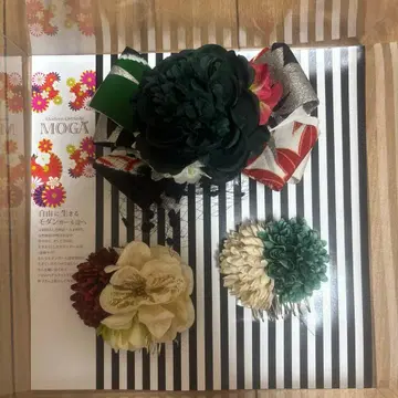 일본 의류 머리 장식 세트 헤어콤 헤어 클립