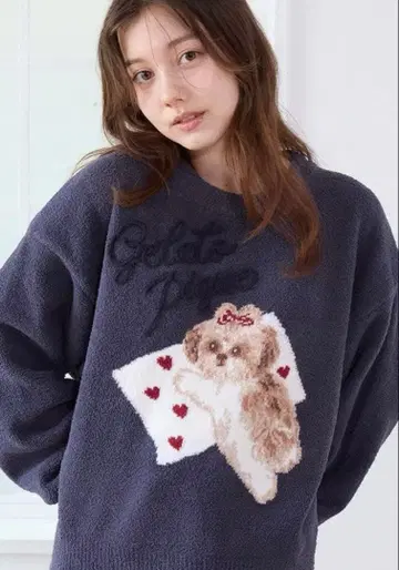 gelato pique 시추 자카드 풀오버